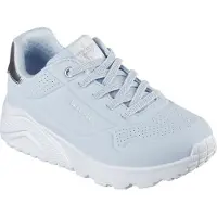 SKECHERS Sneaker "UNO LITE", Schnür,-Plateausneaker mit Metallic, Größenschablone zum Download