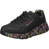SKECHERS X Jgoldcrown: Uno Lite Sneakers Laag - Zwart - Maat 32