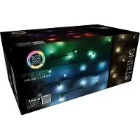 SELF IMPORT AGENCIES LED Lichterkette RGB 198er Strom Timer Fernbedienung außen Funktionen 19,8m