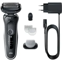 Braun Elektrischer Rasierer - Series 5 - 51-W1600s + BodyGroomer Aufsatz - schwarz & weiß
