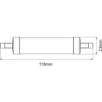 Beneito Faure LED-Lampe R7s Dimmbar 118 mm 11 W ø23 mm 1280 Lumen 4000 K