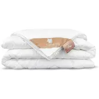 Heckett & Lane 4 Jahreszeiten Bettdecke Gold Hohlfaser-240 x 220 cm