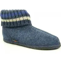 Iesse Schuh Haflinger Schuhe Damen Herren Hausschuhe Hüttenschuhe Wolle Paul jeans 631051-0-72, Größe:38 EU, Farbe:Blau