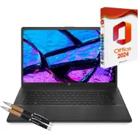 HP Laptop 17-CN - Intel Celeron N4120 - 32GB DDR4-RAM – 1000GB SSD - Windows 11 Pro + MS Office 2024 Pro - 44cm (17.3") Full HD TFT
