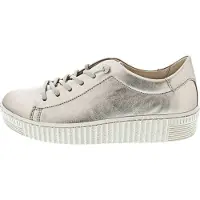 Gabor Damen Sneaker 63.331.62 puder mit Wechselfußbett und verbreiterter Brandsohle