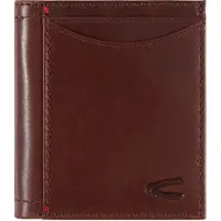 Camel active Leder Geldbörse SALAMANCA – Kompakte Kreditkarten Hochformat-Börse braun