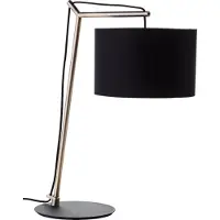 Eglo goldene Tischlampe | 52 cm Höhe | 1x E14, max. 7 W | inkl. Schalter | Metall/Textil