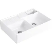 Villeroy & Boch V&B Spülstein Doppelbecken 895x630mm Exz-bet timber