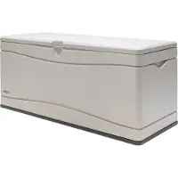 Lifetime Kunststoff Gartenbox 495 L Auflagenbox & Gartentruhe Lichtgrau 61x152x67 cm
