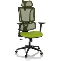 MyBuero Home Office Bürostuhl ERGOMY Schreibtischstuhl mit Armlehnen (höhenverstellbar) Stoff / Netzstoff Drehstuhl