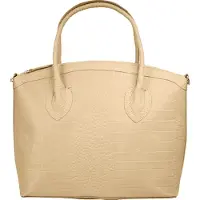 Cluty Henkeltasche echt Leder, Made in Italy