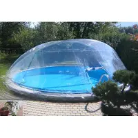 Steinbach Swimming Pool Überdachung "Cabrio Dom" transparent für Ø 350 - 360 cm