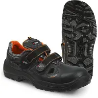 Ejendals JALAS 3400A MONZA SPORT, Sicherheitsschuhe, Schwarz, Kunstleder