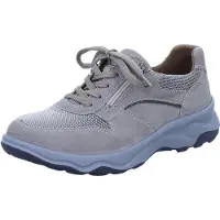 Waldlaufer H-Max sportlicher Schnürer Beige in Gr. 46.5