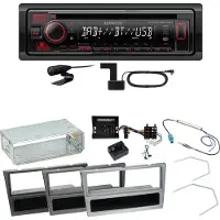 Kenwood KDC-BT450DAB Bluetooth DAB Einbauset für Opel Signum Corsa C Tigra Twintop