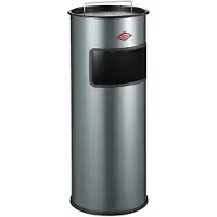Wesco 150601-13 Standascher 30 in GRAPHIT mit Sieb und 30 Liter Abfallvolumen / Mülleimer / Ascher