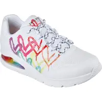 SKECHERS Uno 2 - Floating Love 155521-WHT, Sneaker, Damen, Weiß, Größe: 37