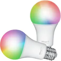 Trust Smart WiFi RGB LED-Lampe E27 Duo-Pack
