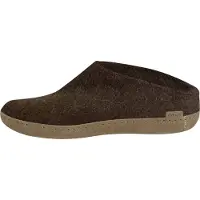 Glerups Naturkautschuksohle Pantoffeln Aus 100% reiner Naturwolle, Schützt vor Geruch, Bequem und weich zu tragen