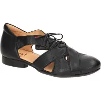 Think! Think GUAD 2 Damenschuhe - elegante Schnür- Halbschuhe schwarz Elegant NEU