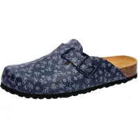 Lico Bioline Clog Größe 40 mit Print, verstellbarer Schnalle und dämpfungsaktiver Laufsohle