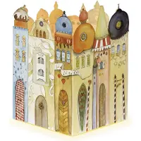 Korsch Verlag Adventskalender "Leuchtendes Städtchen