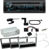 Kenwood KDC-BT950DAB Bluetooth Einbauset für Opel Omega B Meriva A Agila Vivaro