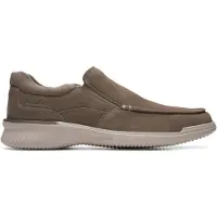 Clarks Donaway Free - Stone Veloursleder Größe: 42 Normal