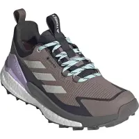 Adidas - Damen Wanderschuhe aus GORE-TEX - Terrex Free Hiker 2 Low GTX W Trace Brown/Beige/Carbon für Damen - Größe 6 UK - Bordeaux