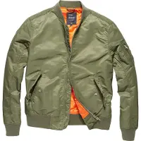 Vintage Industries Welder MA1 Jacke, oliv, M