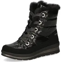 Caprice Schnür-,Zug-u.Schnallenstiefel in schwarz, Gr. 4