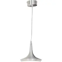 Näve LED Pendelleuchte; Farbe: aluminium/warmweiß, 7042360