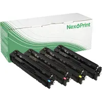 NexoPrint Toner kompatibel zu HP W2210X-13X 207X Mehrfarbig Color LaserJet Pro M255dw M255nw MFP M282nw MFP M283fdn MFP M283fdw