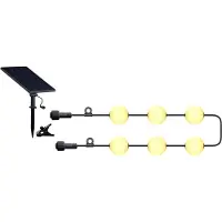 Lumisky Hybrid Solar Lichterkette BOLLY 5.5m