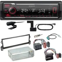 Kenwood KMM-BT408DAB Bluetooth Digitalradio Einbauset für MINI R50 R52 R53