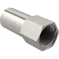 Geberit GE Mapress, Edelstahl, Uebergang mit Einschubende, d22mm, Rp1/2, L5,8cm, 1 Stk.