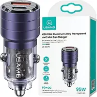 Usams Ład. Sam. C36 Usb+Usb-C 95W Schnellladung Fioletowy/Lila Cc176Cc02 (Us-Cc176)