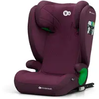 Kinderkraft JUNIOR FIX i-Size - Autositz 100-150 cm - R129 Norm - ISOFIX - SPS - H-GUARD - 10-fach verstellbare Kopfstütze - Waschbarer Bezug - Rot