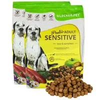 Lecker.Pet 8 kg Paula's Adult Sensitive Ente & Kartoffel Hundefutter Trockenfutter Vollnahrung