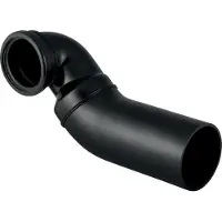 Geberit PE Wand-WC-Bogen 90 Gr links DN90/90 für waagrechte Montage 366913161