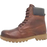 Mustang 002 Herren Schnür Boot Herrenschuhe Stiefel Schnürer Braun Freizeit, Schuhgröße:43 EU