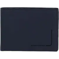 Piquadro Collezione, Leather Wallet, Key holder, PU257PQJR, Blue, For Men