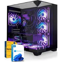 SYSTEMTREFF High-End Gaming PC - Ryzen 9 9950X3D2 Dual - AMD Radeon RX 9070 16GB - 32GB DDR5 - 2TB NVMe - Windows 11 Pro - Desktop