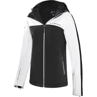 Black Crevice - Damen Wintersport Jacke | Farbe: Schwarz/Weiß | Größe: 36