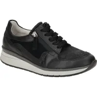 Gabor 66.307 Damenschuhe - Halbschuhe - Sneaker schwarz Freizeit