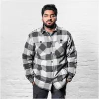 Stier Heavy Lumber Jacket bci Baumwolle L buffalo plaid grey