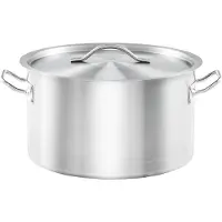Stalgast Kochtopf mit Deckel, mittelhohe Form, Serie ONSET, Ø 280 mm, Höhe 160 mm, 9,8 L