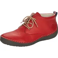Rieker Damen Stiefeletten Boots Schnürung 52522, Größe:40 EU, Farbe:Rot