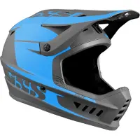 IXS XACT Evo Downhill Helm Farbe: Grau/Blau, Grösse: L/XL (60-62)