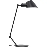 LINDBY Tischleuchte Corali, schwarz, Metall, Höhe 64cm